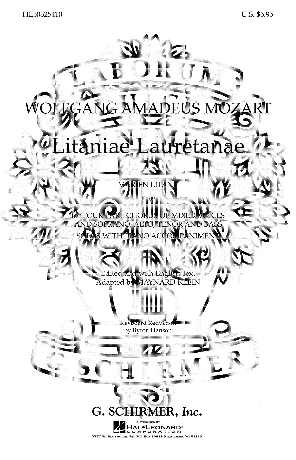 Mozart: Litaniae Lauretanae K.109