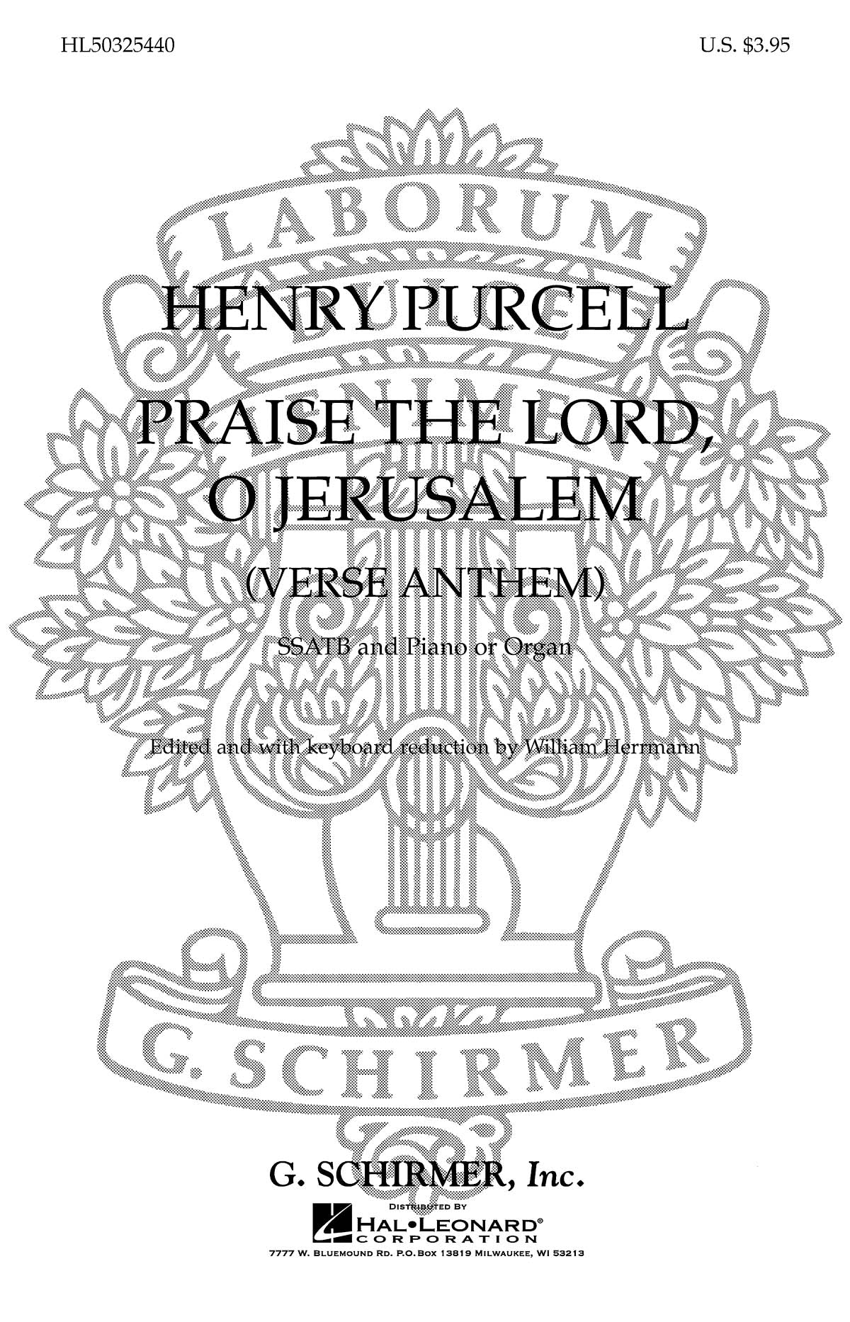 Purcell: Praise the Lord, O Jerusalem