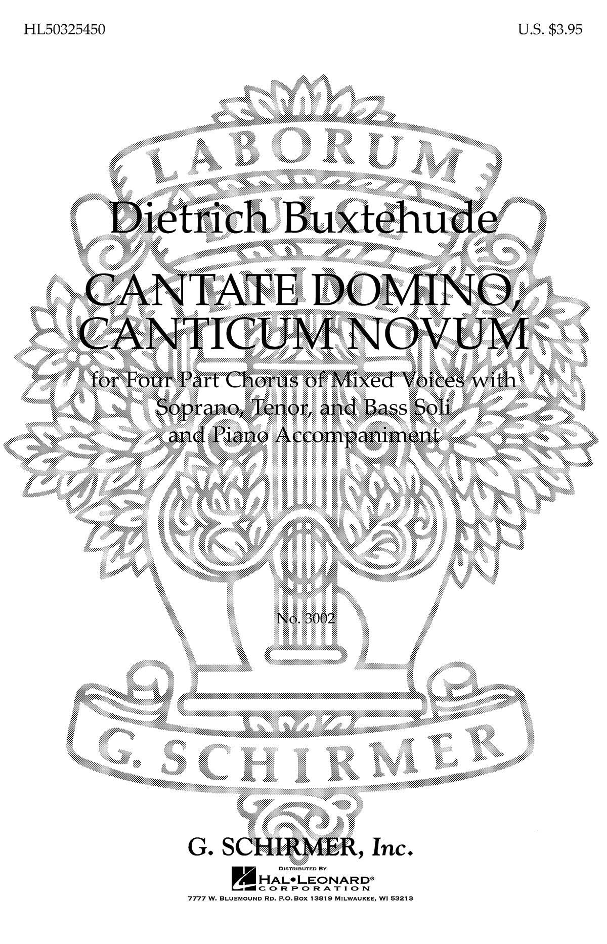 Buxtehude: Cantate Domino, Cantate Novum