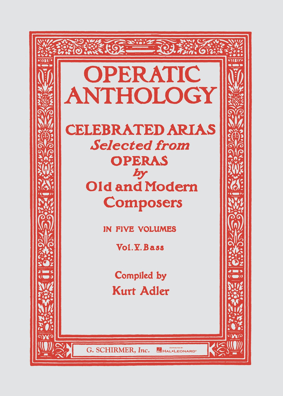 Operatic Anthology - Volume 5