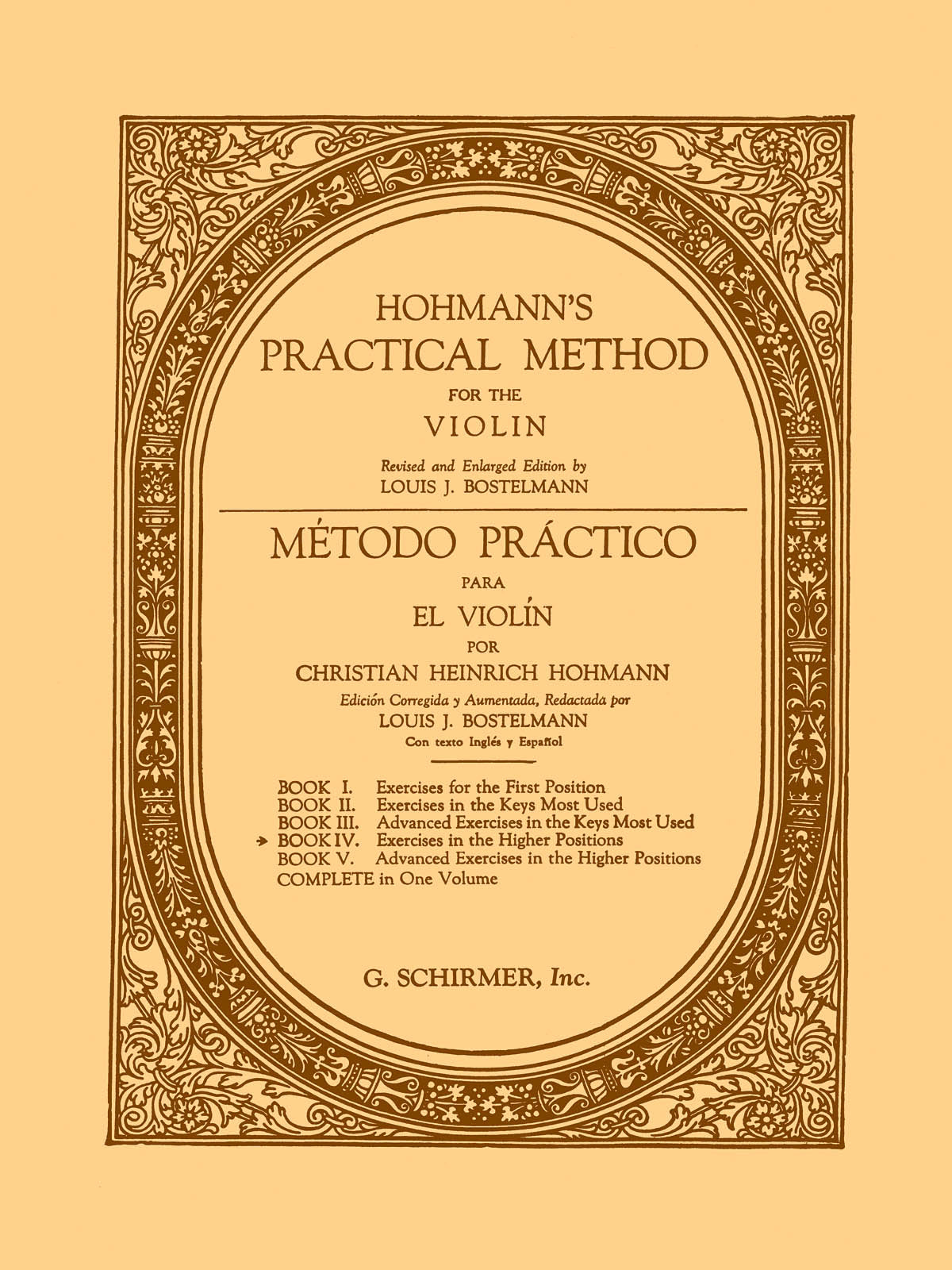 Hohmann: Practical Method for the Violin