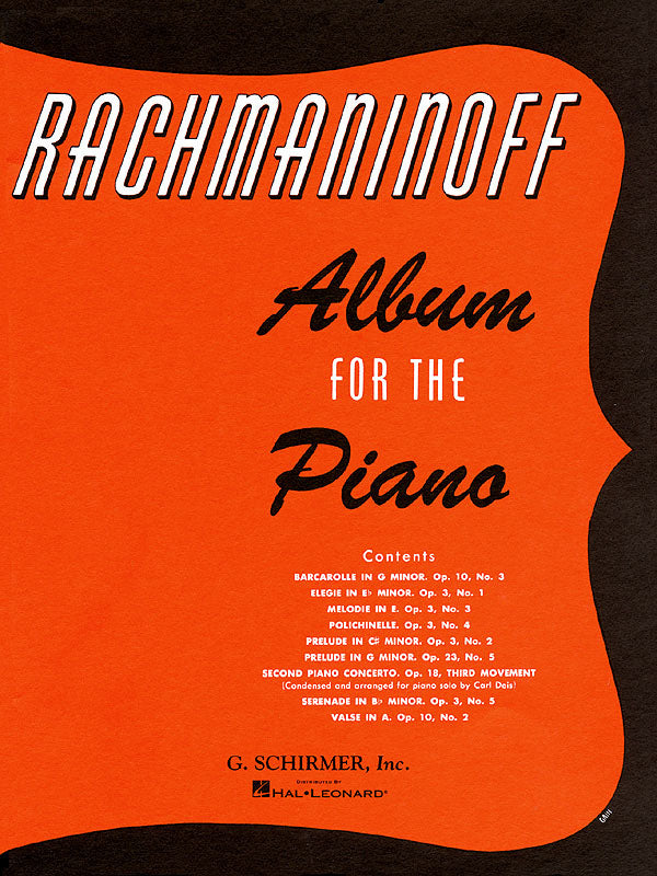 Rachmaninov: Album for Piano