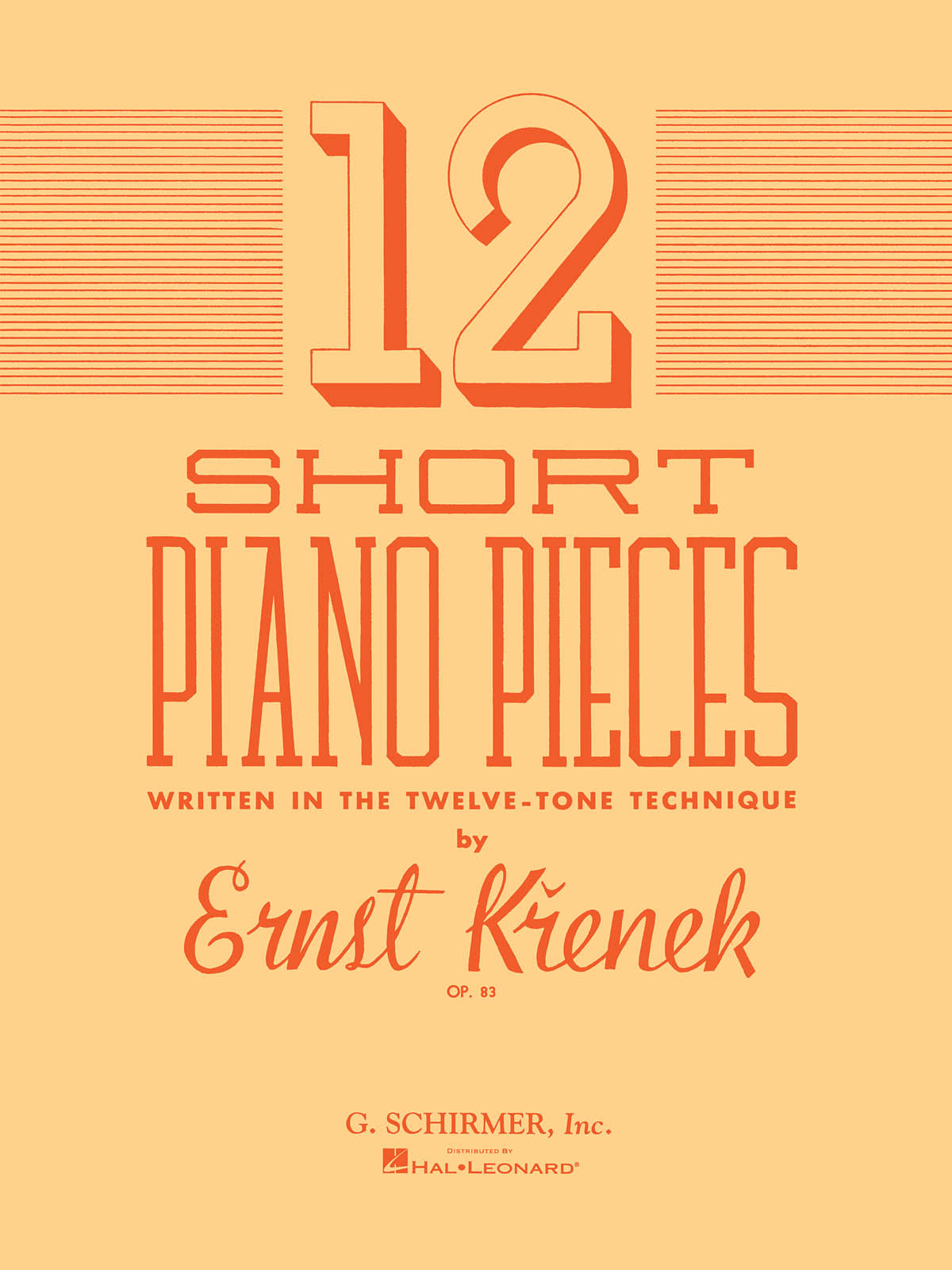 Krenek: 12 Short Piano Pieces