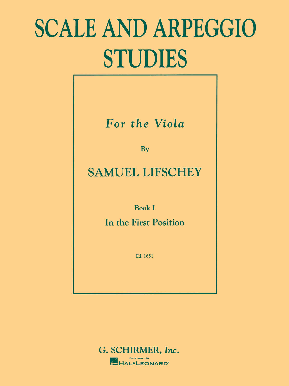 Lifschey: Scale and Arpeggio Studies