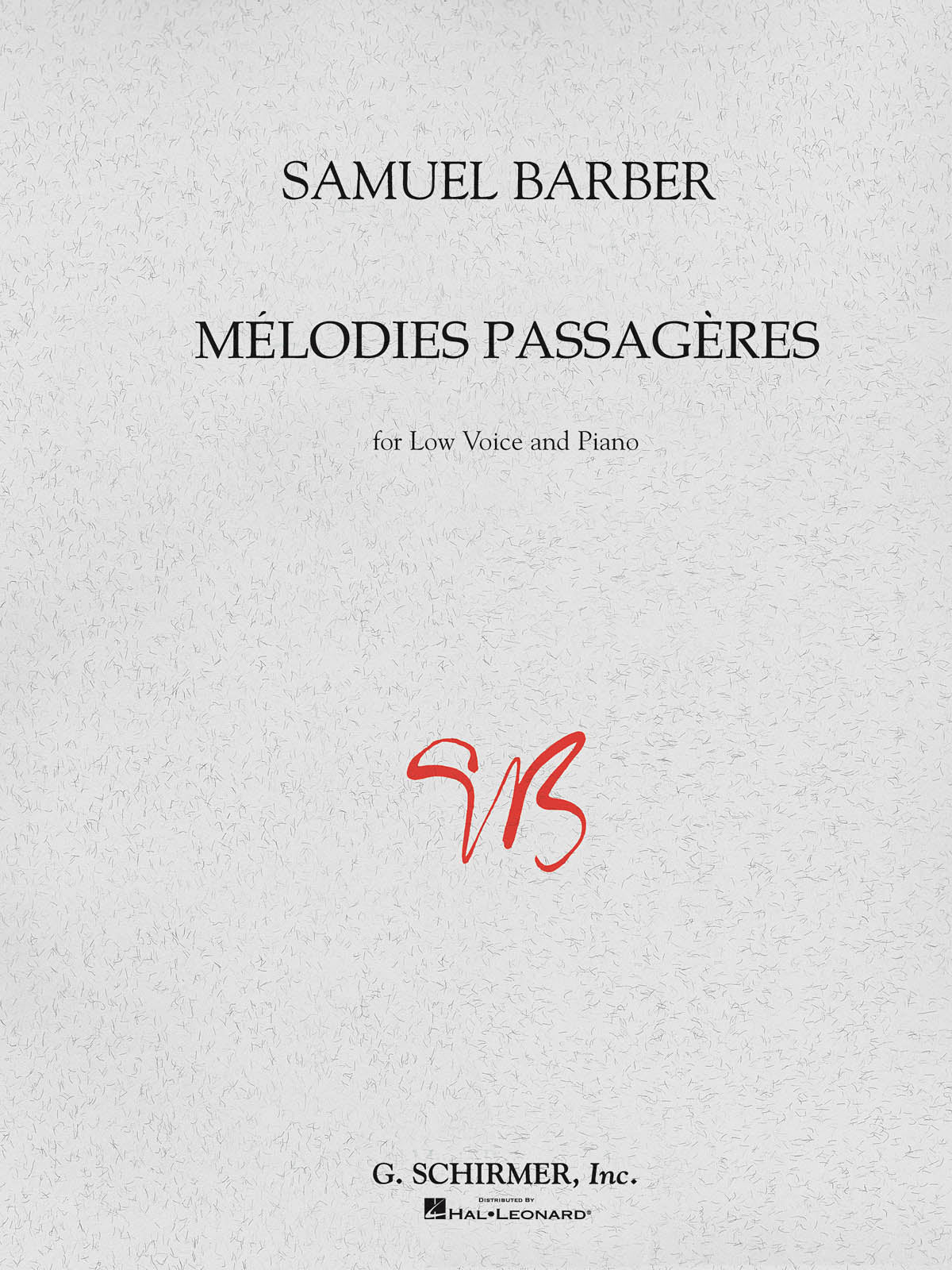 Barber: Mélodies Passagères