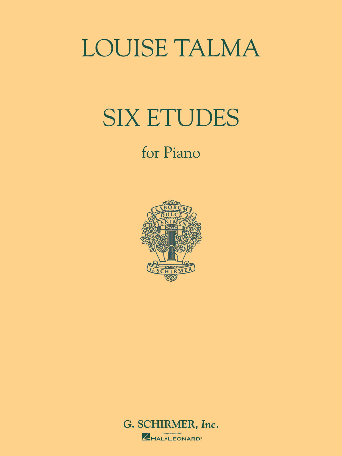 Talma: Six Etudes for Piano