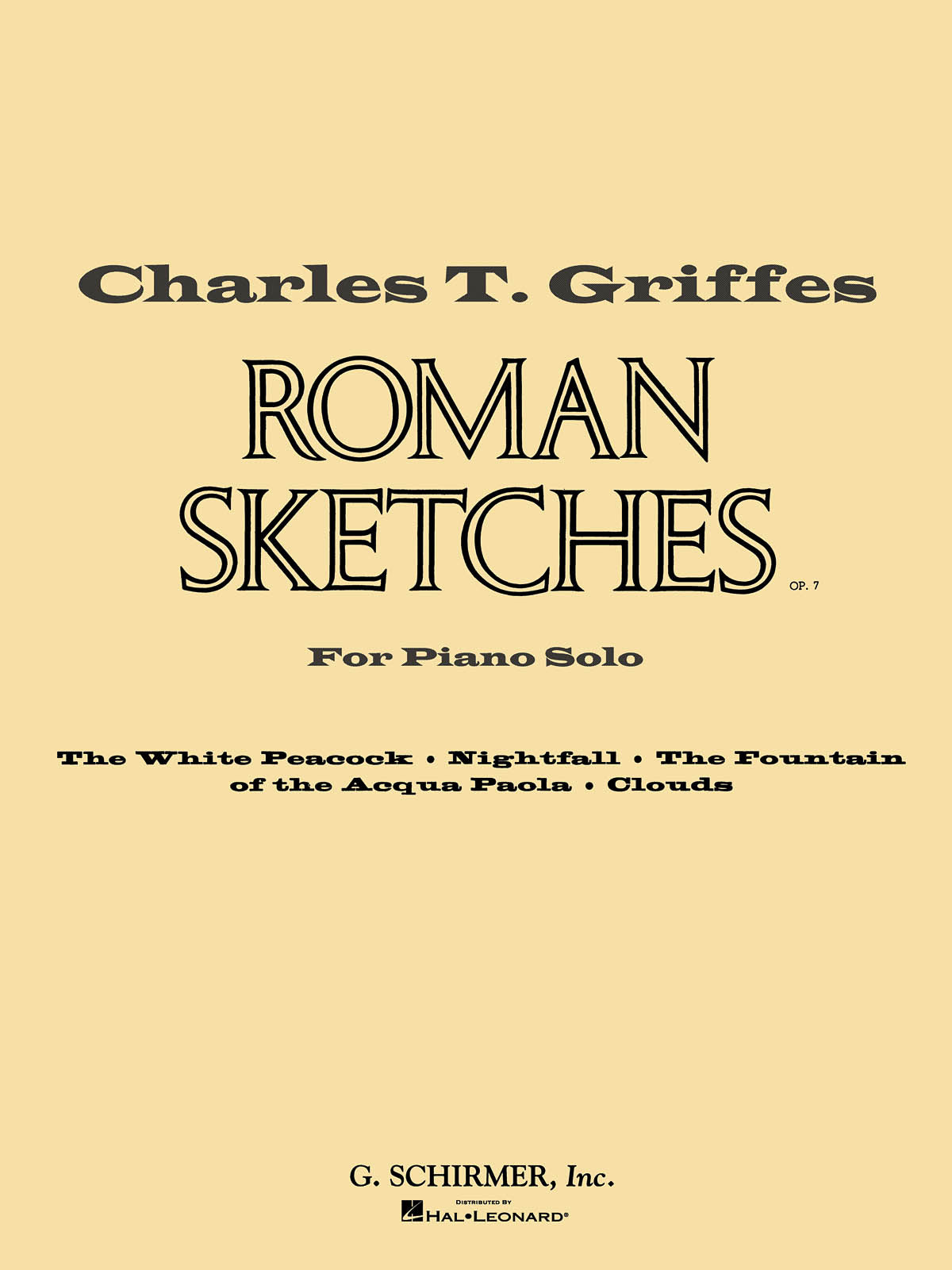 Griffes: Roman Sketches