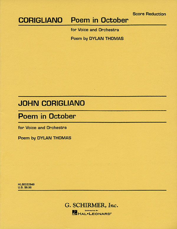 Corigliano: Poem in October