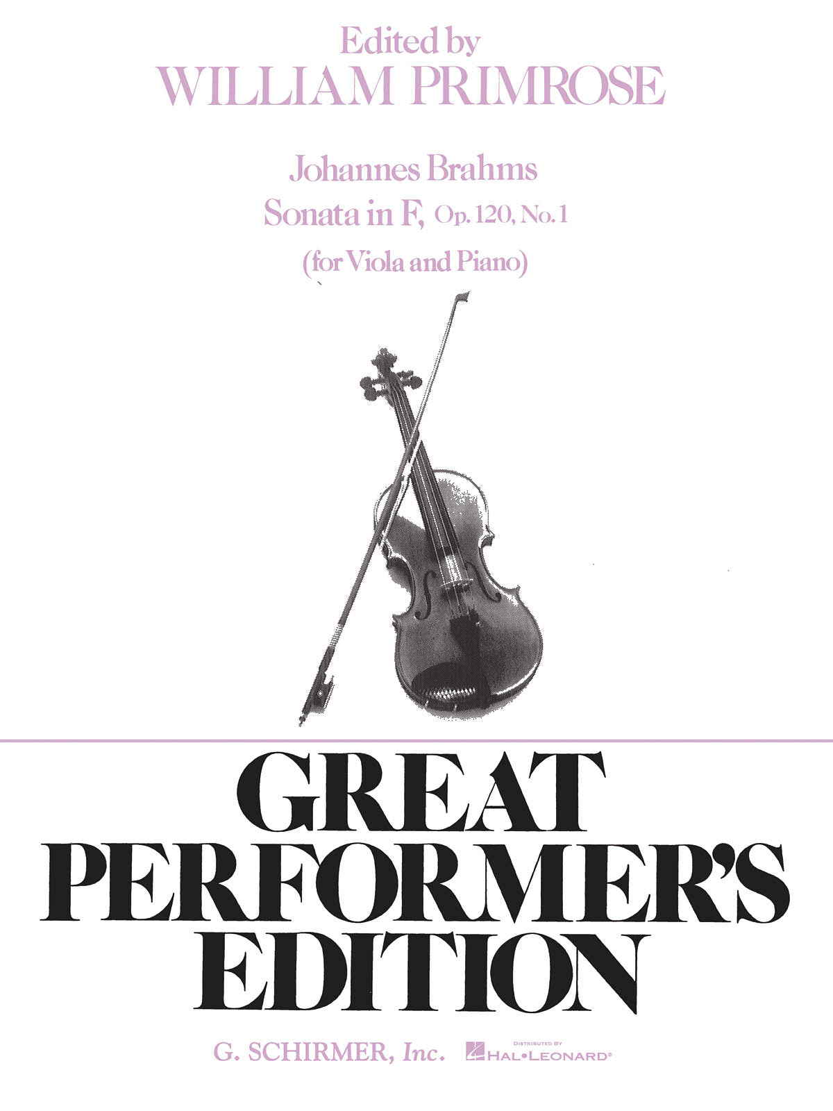 Brahms: Sonata No. 1 in F, Op. 120