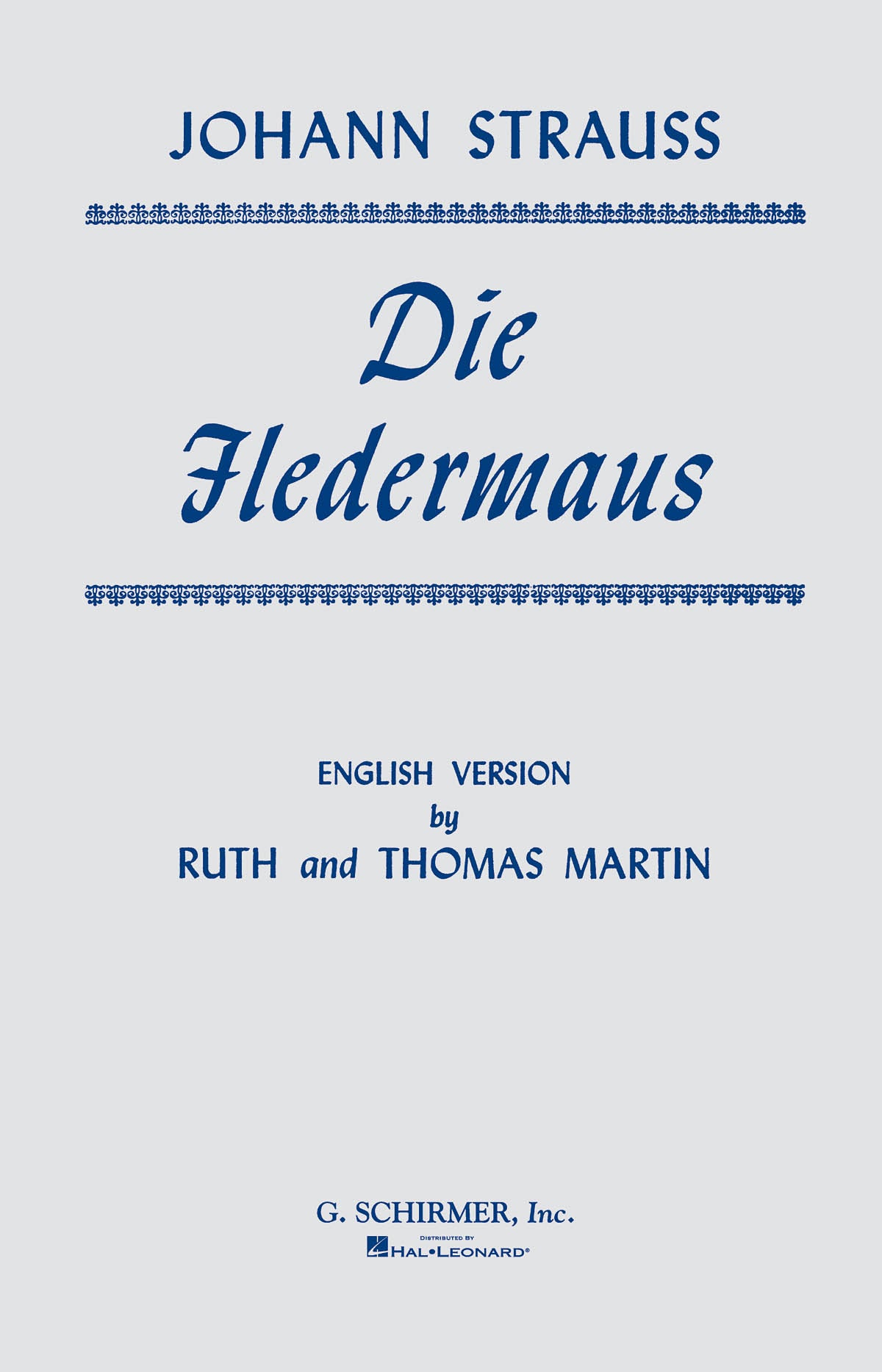 Strauss: Die Fledermaus