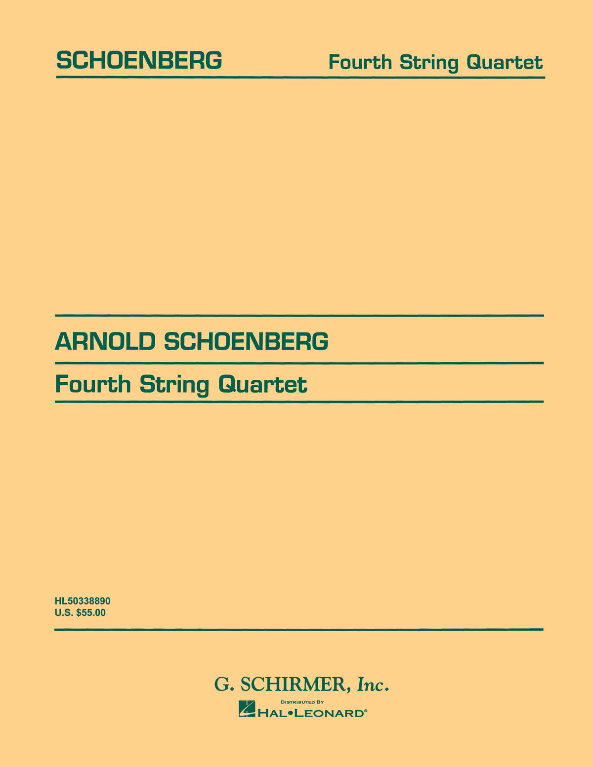 Schoenberg: String Quartet No. 4, Op. 37