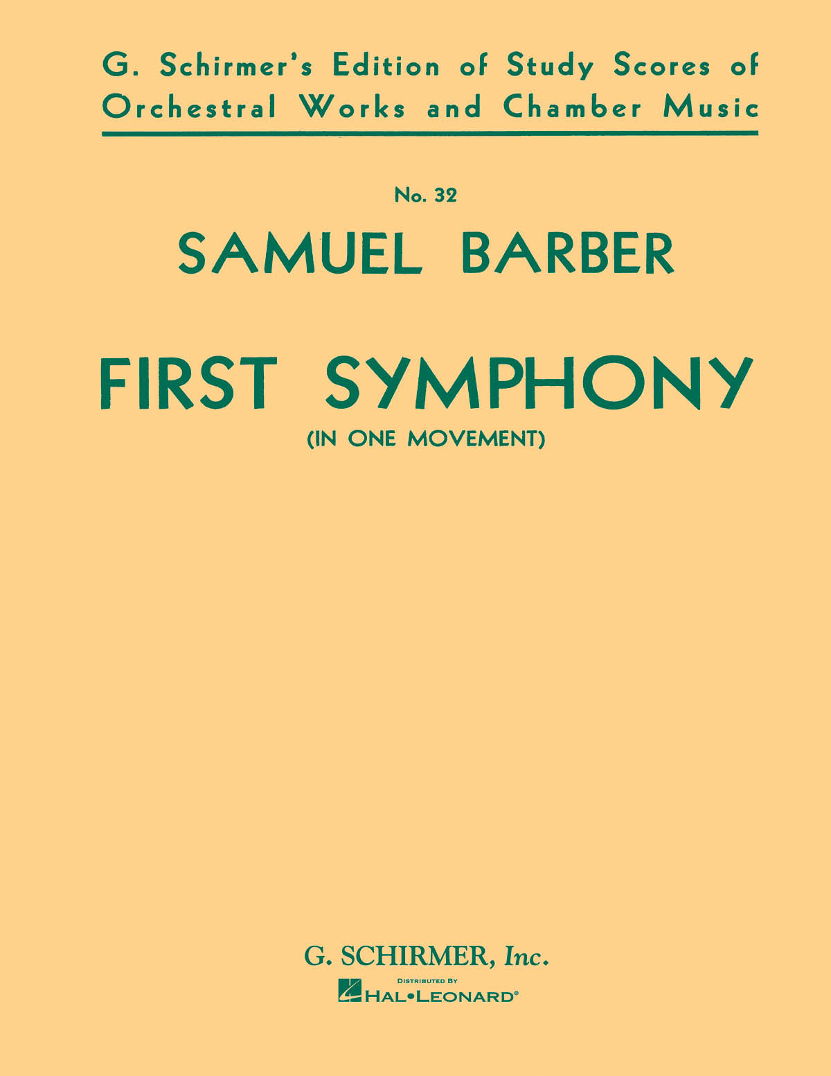 Barber: Symphony No. 1, Op. 9