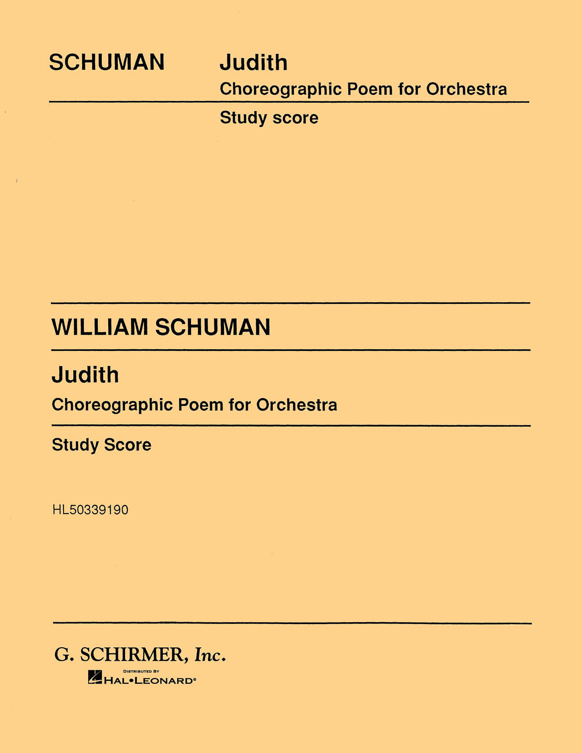 Schuman: Judith