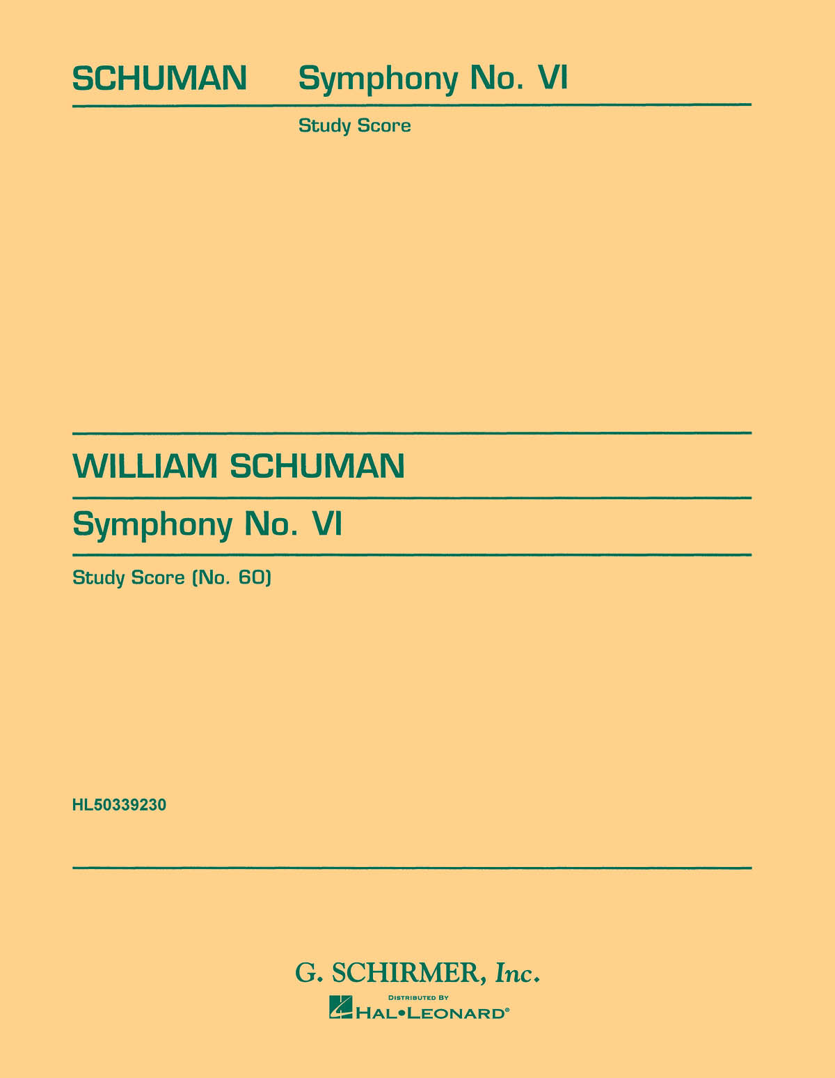 Schuman: Symphony No. 6 (in one movement)