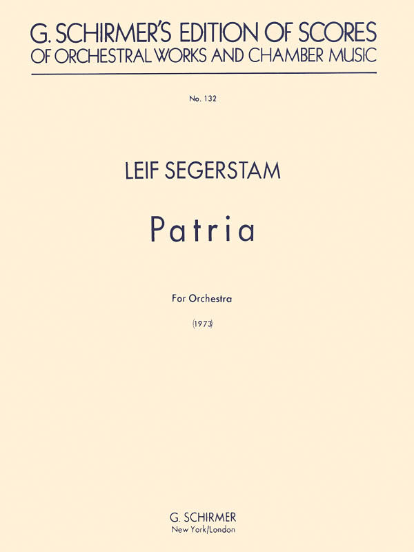 Segerstam: Patria for Orchestra (1973)
