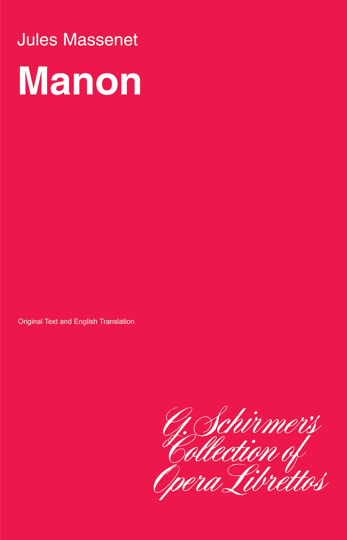 Massenet: Manon