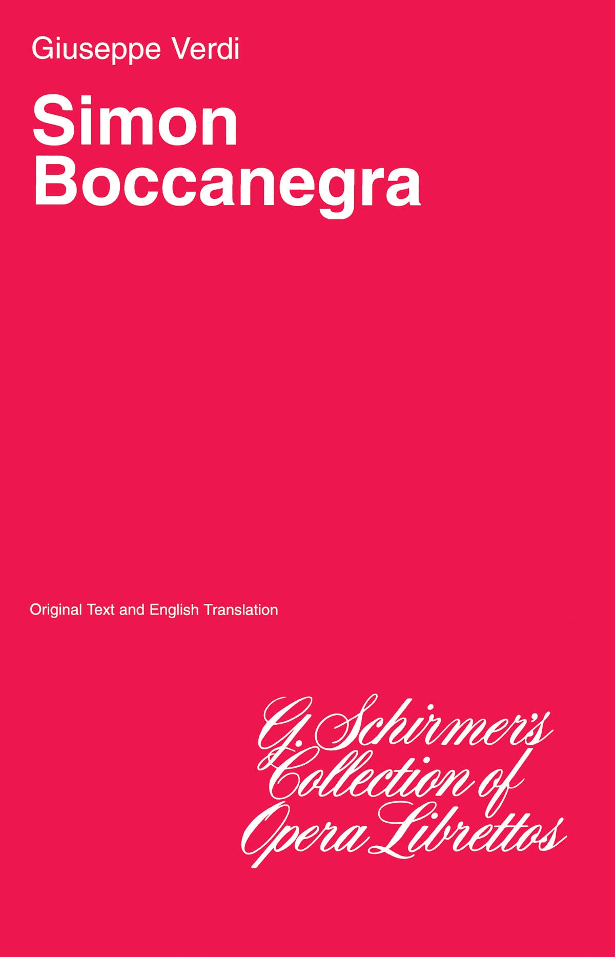 Verdi: Simon Boccanegra