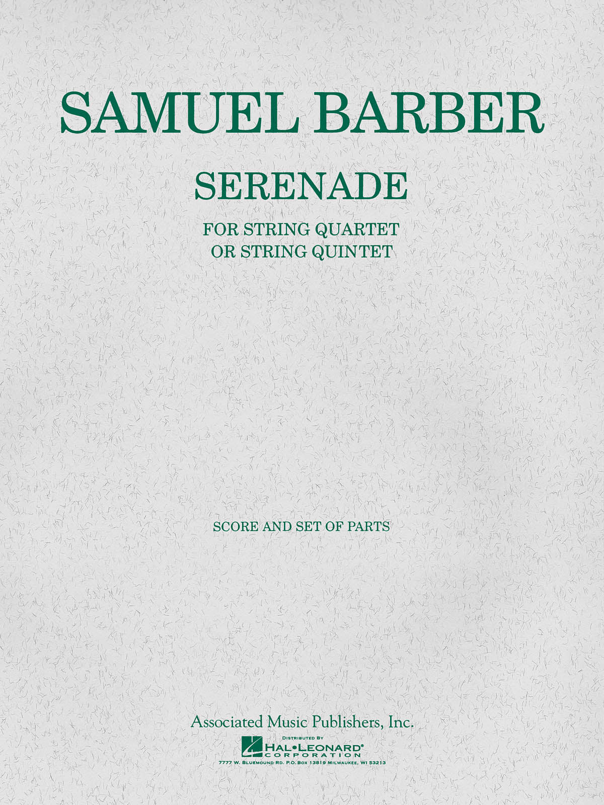 Barber: Serenade for Strings, Op. 1