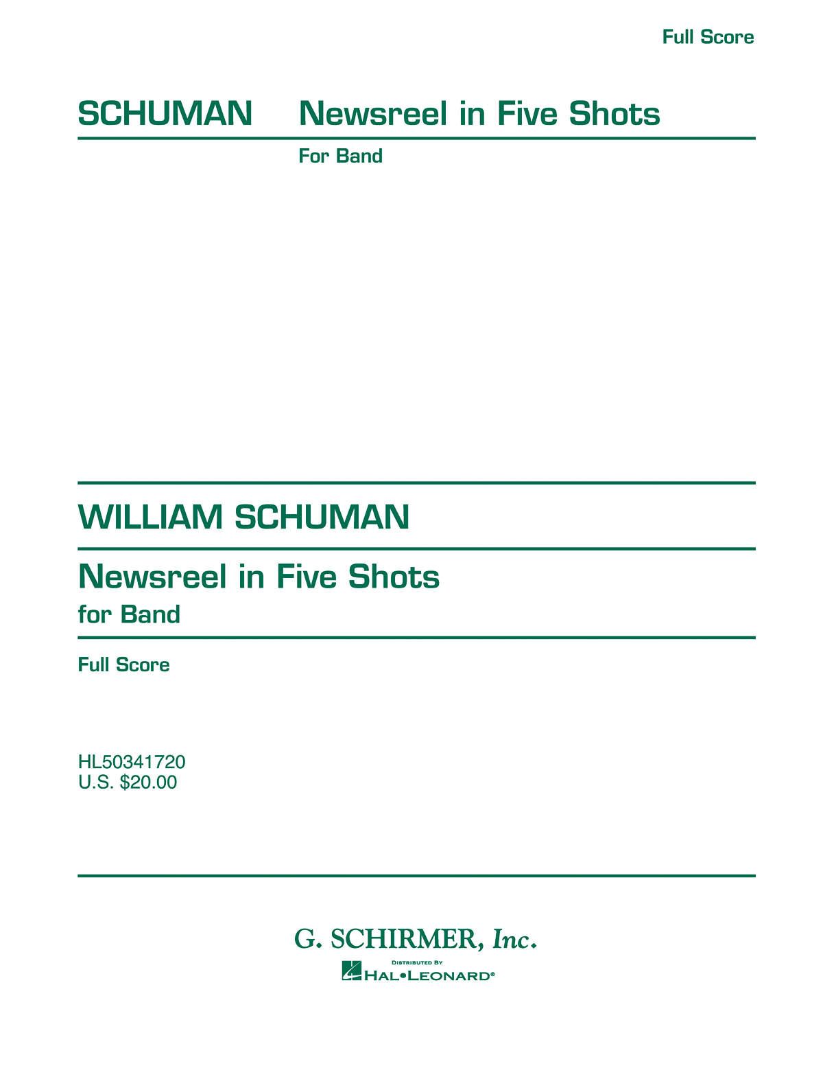 Schuman: Newsreel in Five Shots