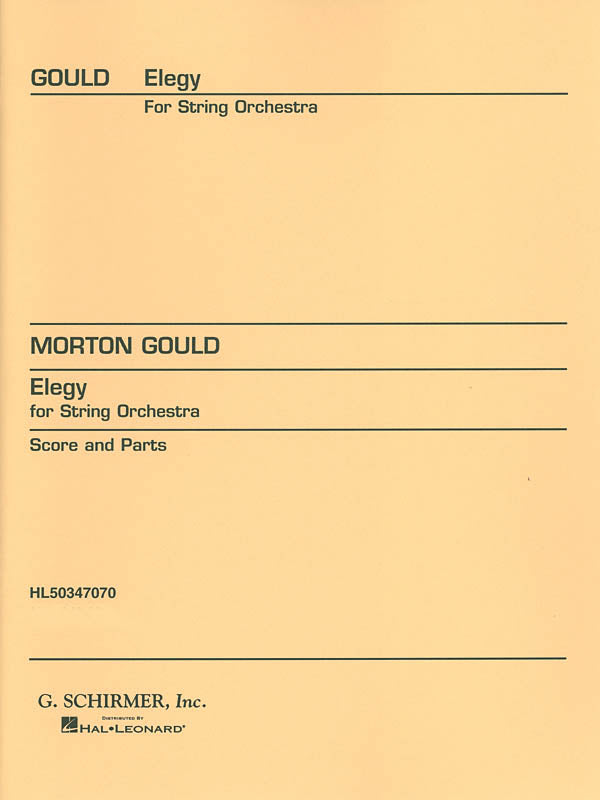 Gould: Elegy for String Orchestra