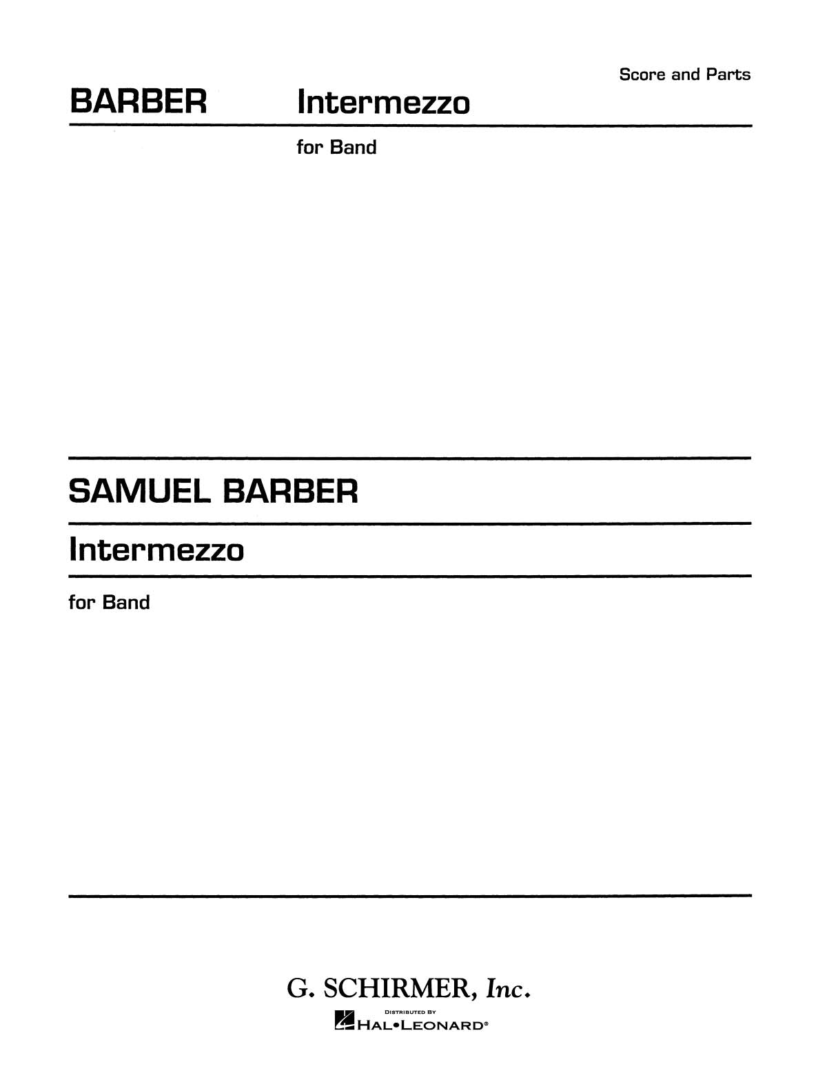 Barber: Intermezzo (from Vanessa)