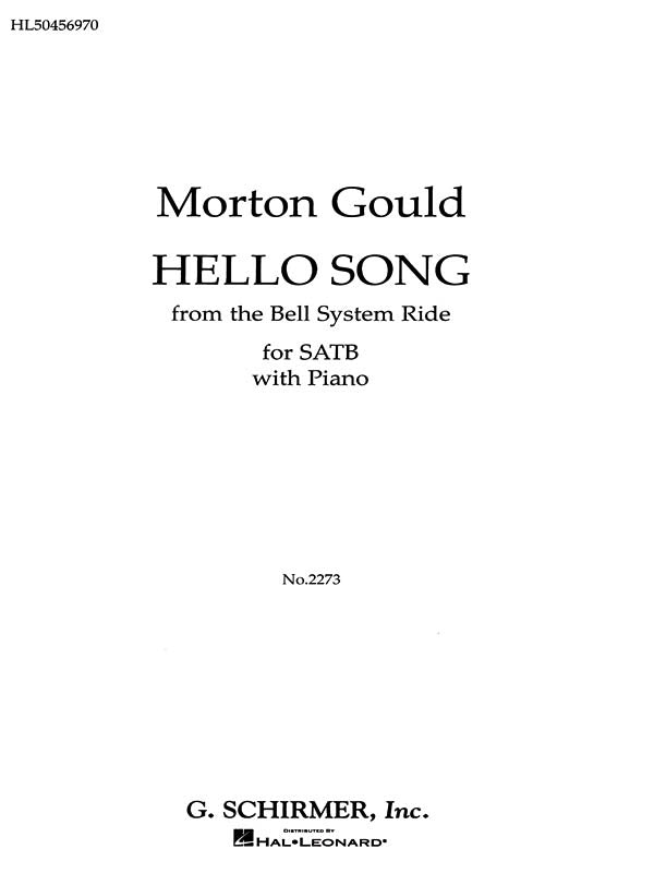 Gould: Hello Song Pno From The Bell System Ride