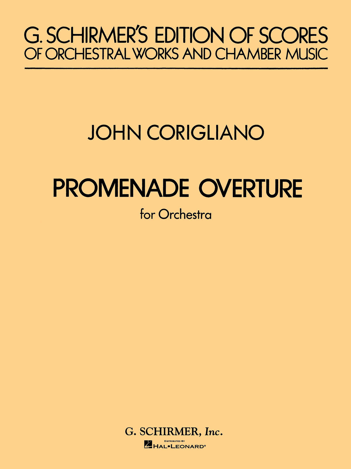 Corigliano: Promenade Overture