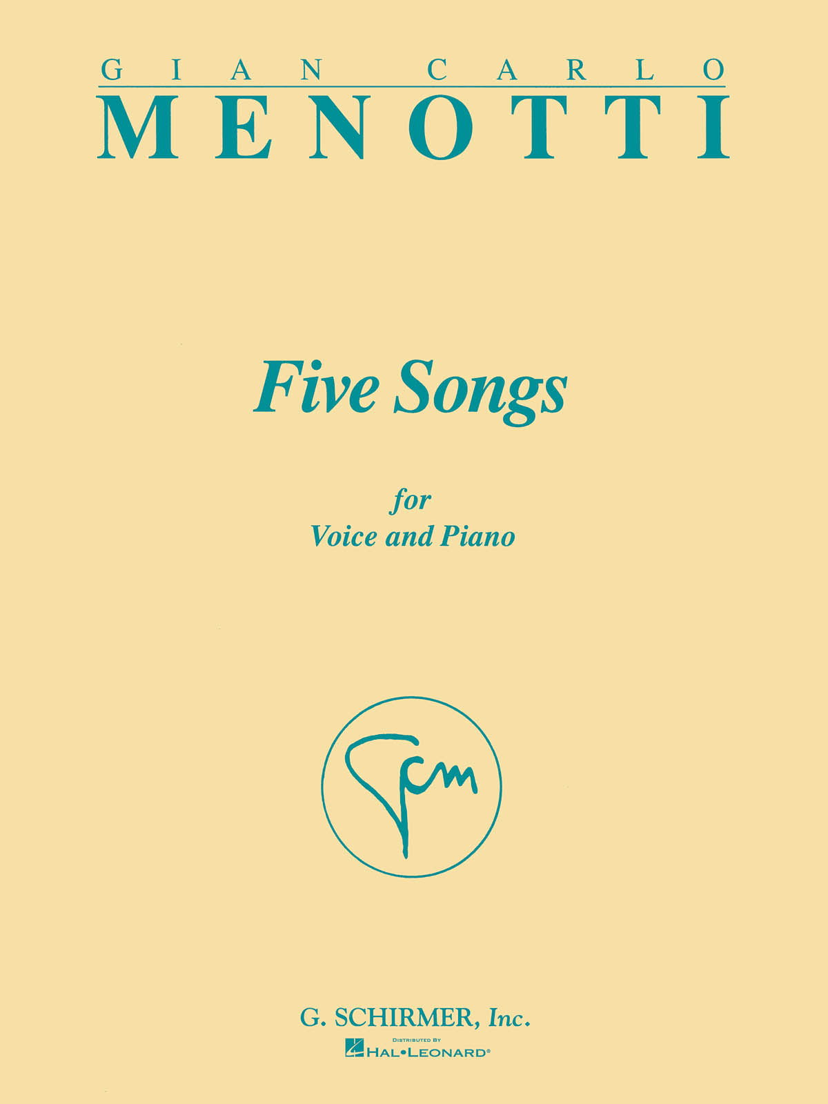 Menotti: Five Songs
