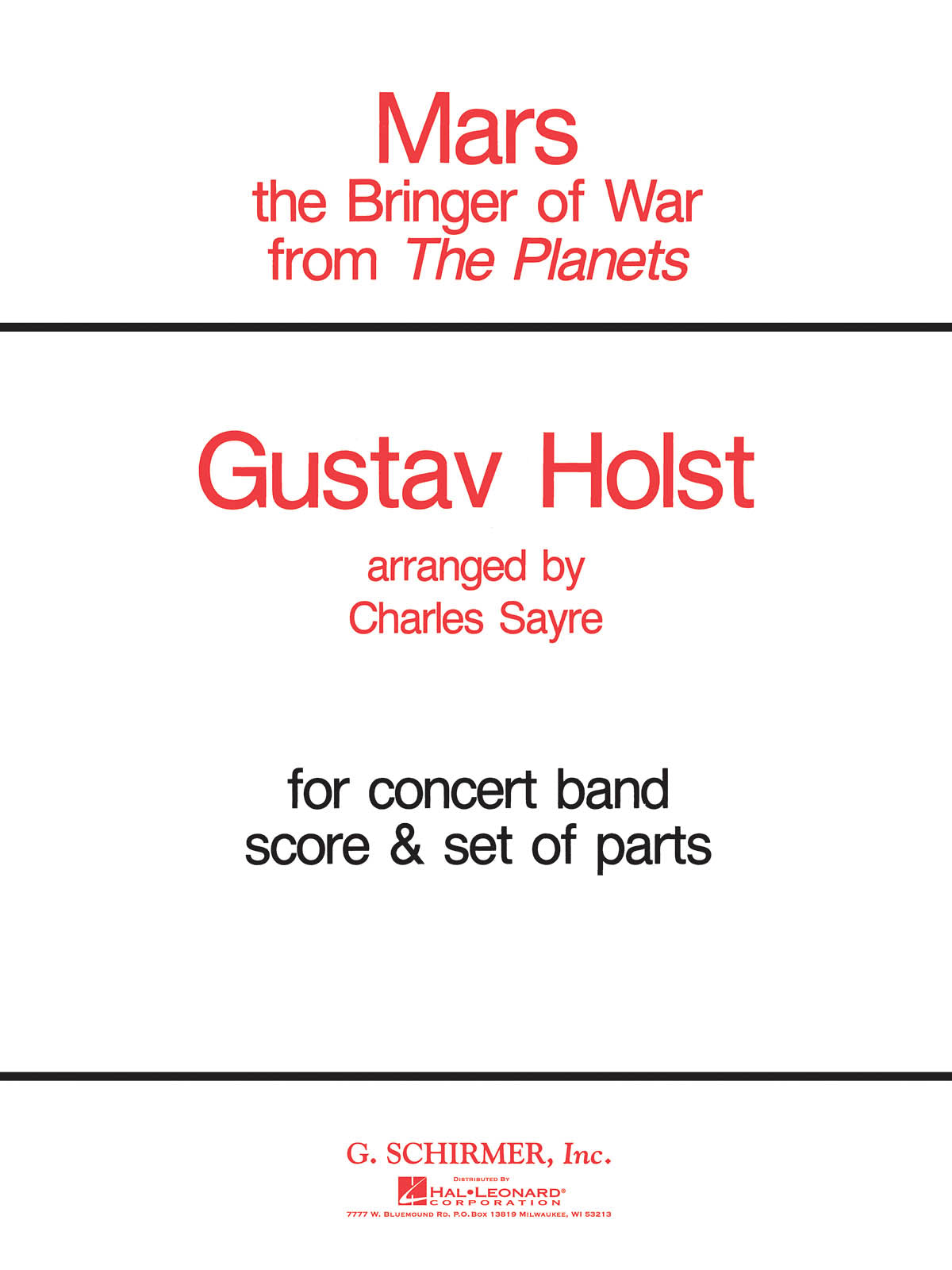 Holst: Mars (from The Planets)