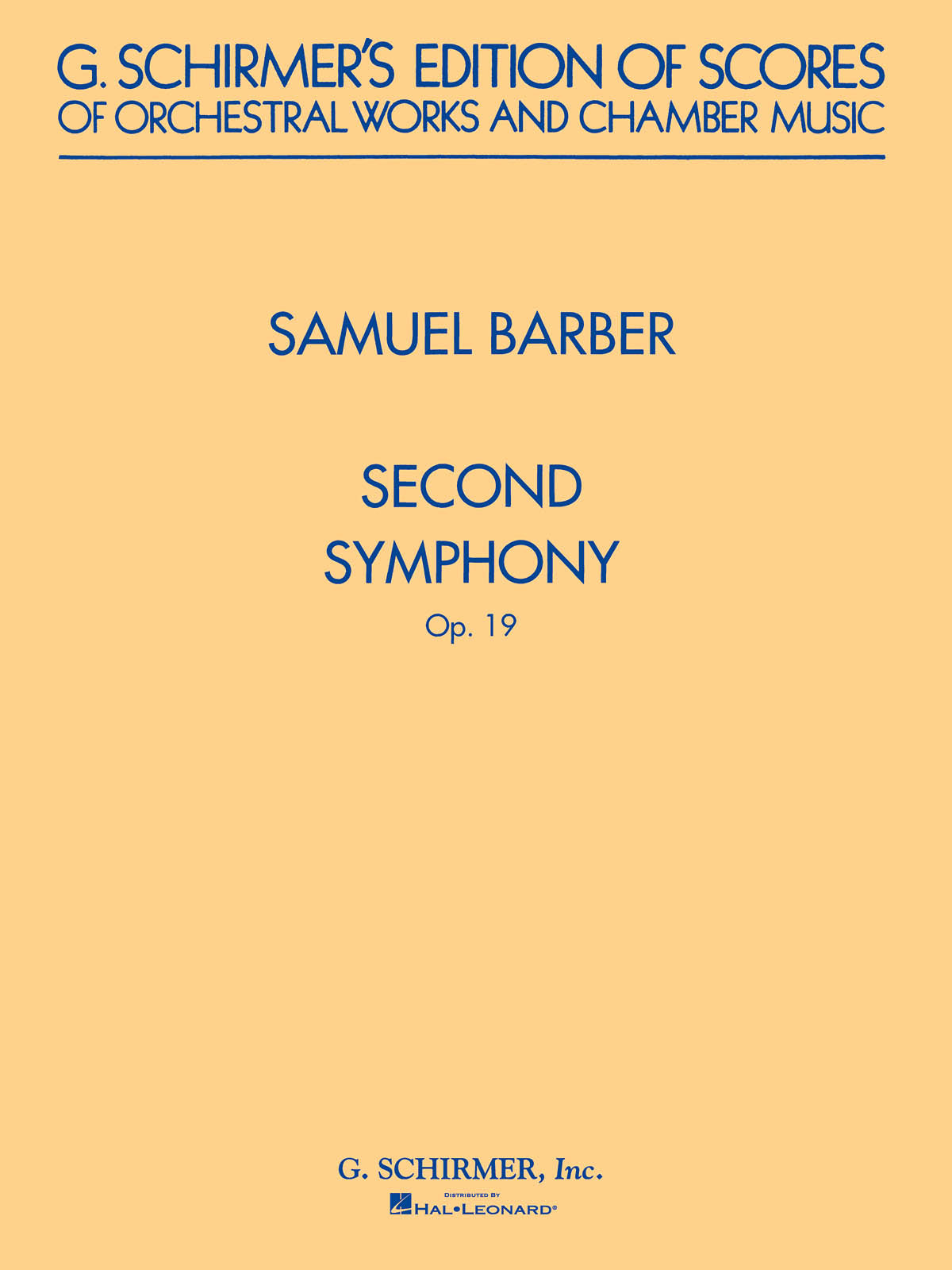 Barber: Second Symphony, Op. 19