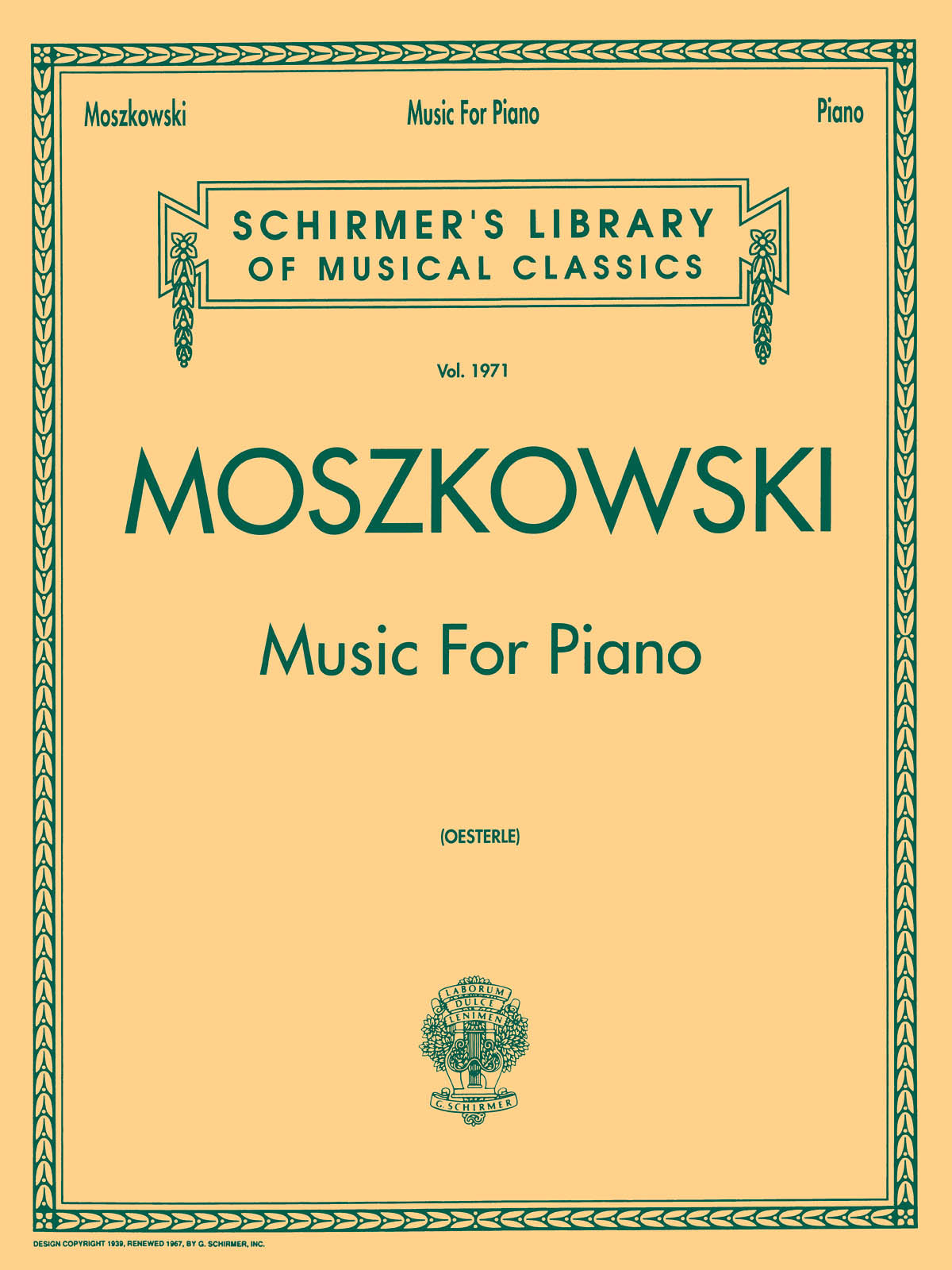 Moszkowski: Music for Piano
