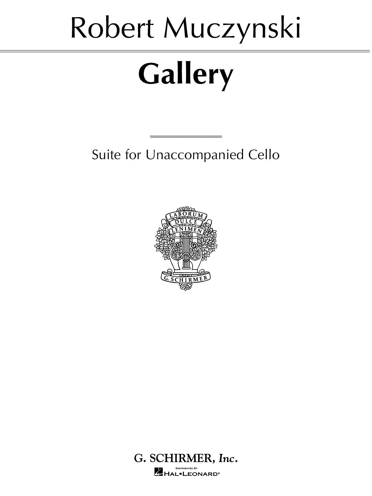 Muczynski: Gallery Suite