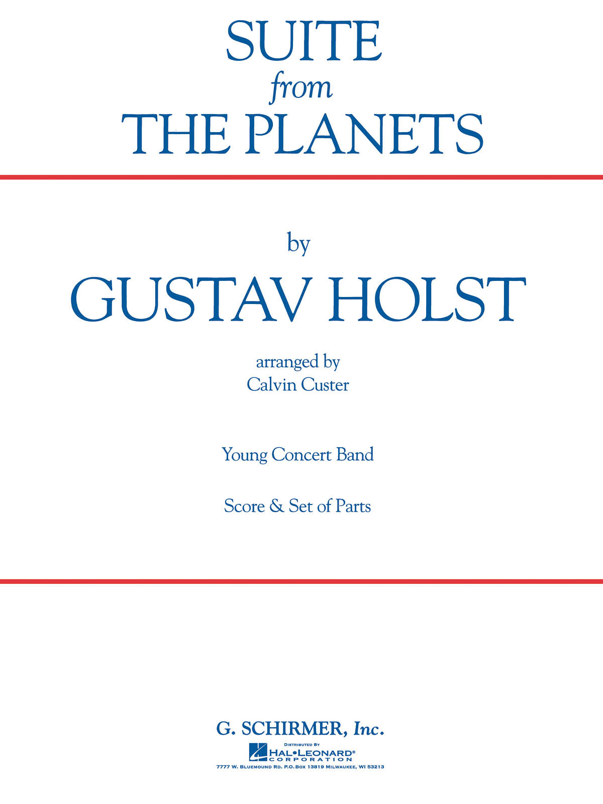 Holst: Gustav Holst: Suite (Harmonie)