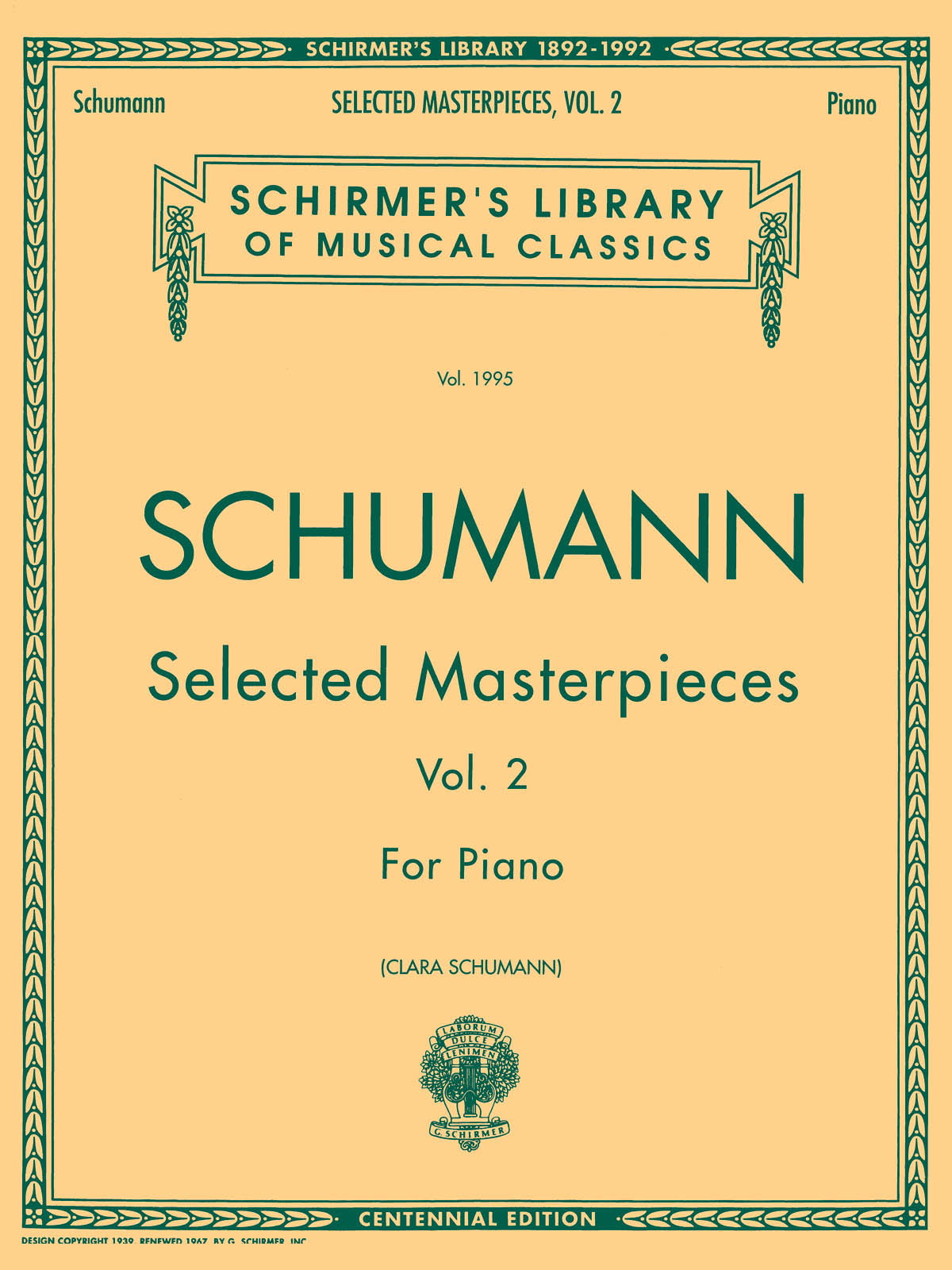 Schumann: Selected Masterpieces - Volume 2