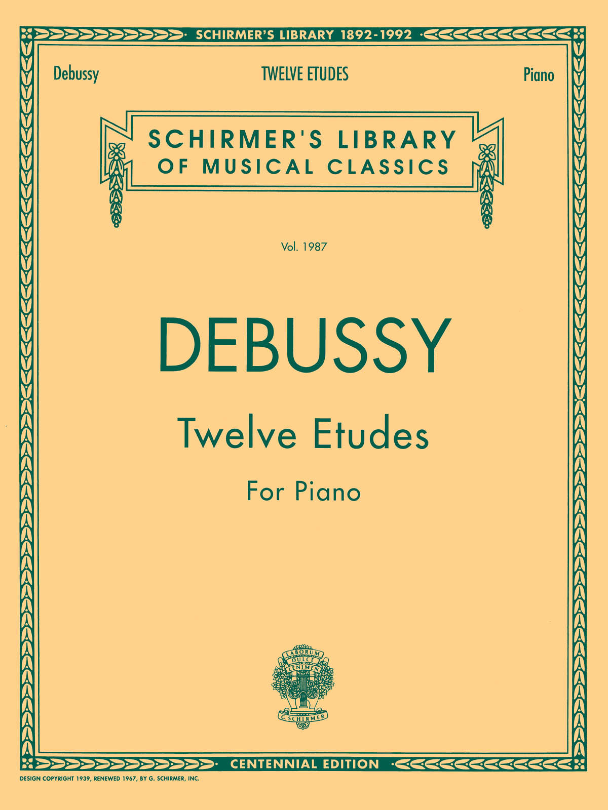 Debussy: Twelve Etudes for Piano