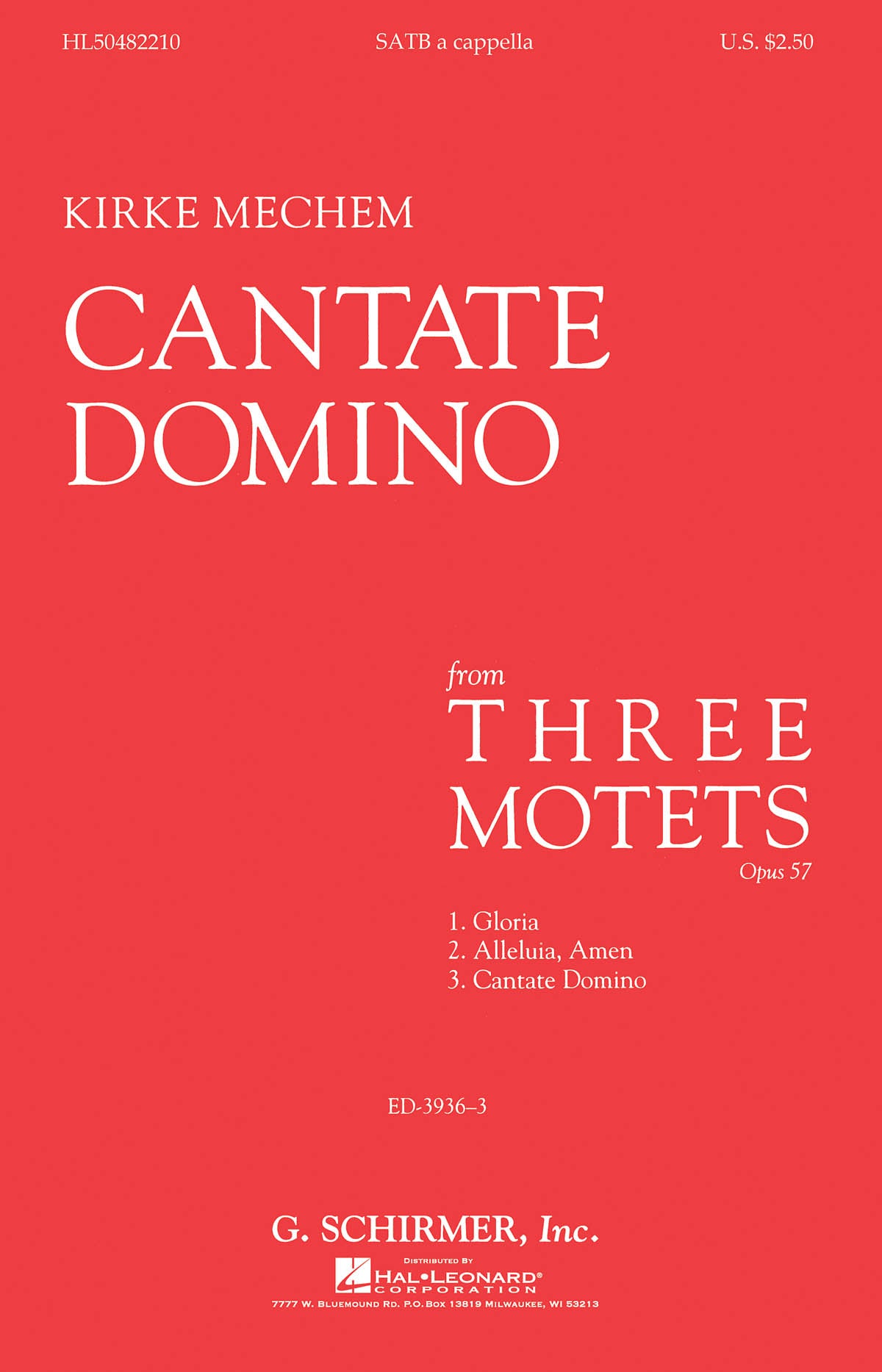 Mechem: Cantate Domino