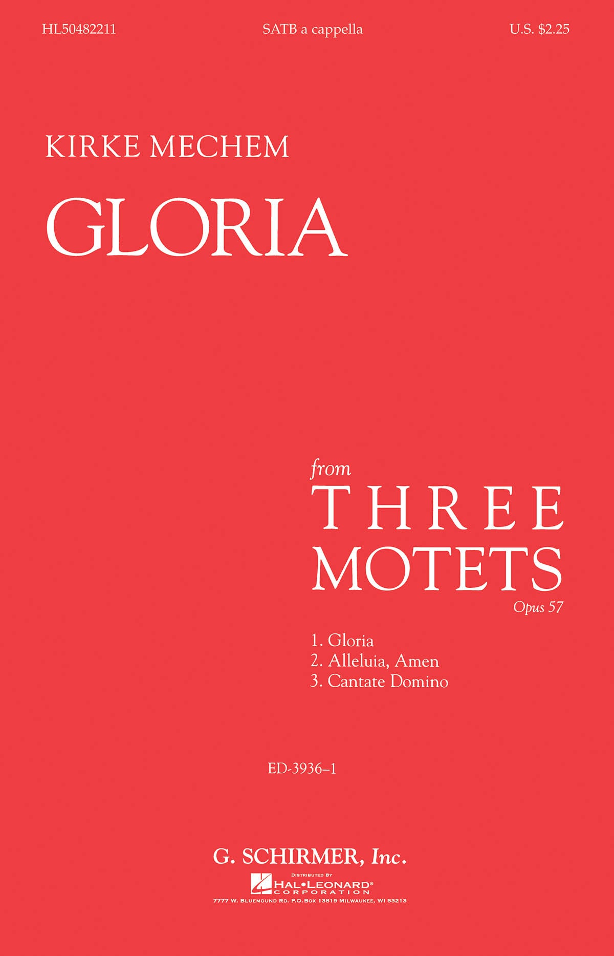 Mechem: Gloria - A Cappella
