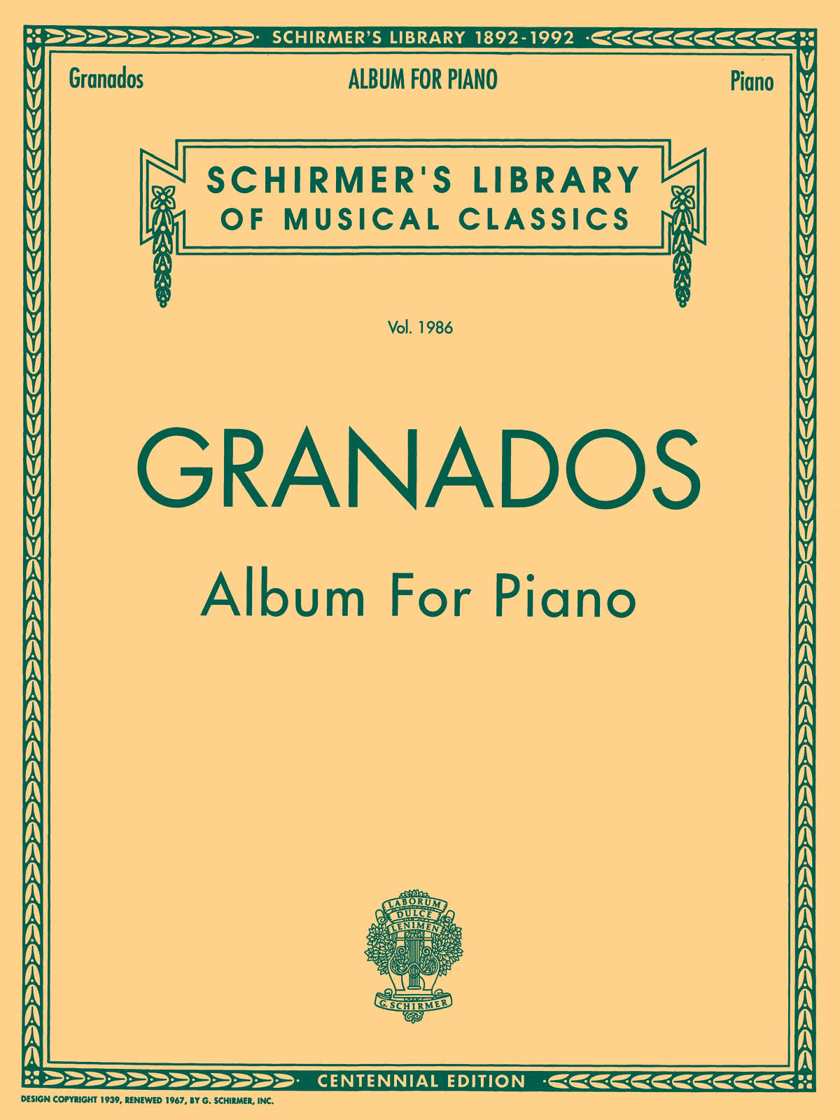 Granados: Album for Piano