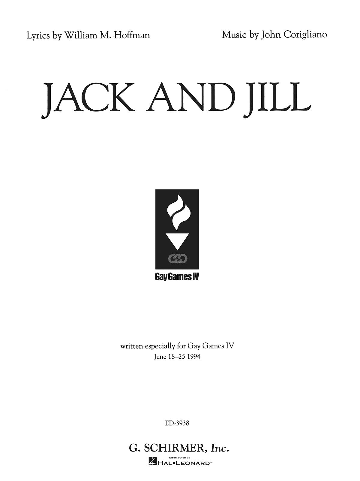 Corigliano: Jack and Jill