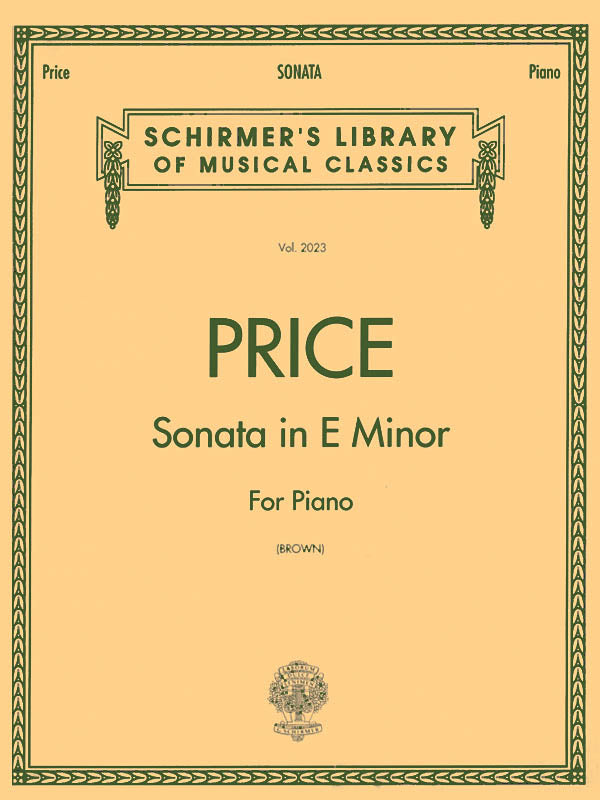 Price: Sonata in E minor