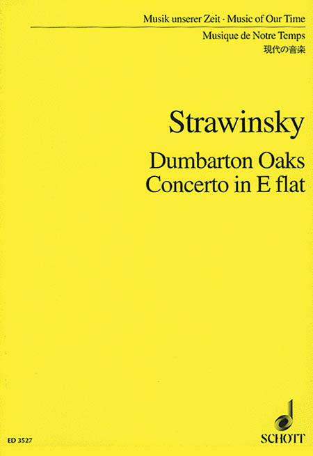 Stravinsky: Dumbarton Oaks