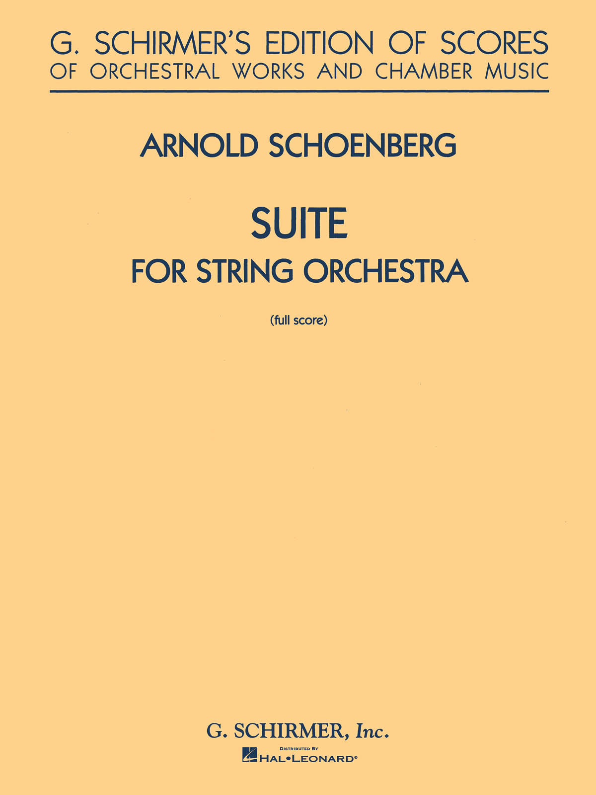 Schönberg: Suite in G for String Orchestra