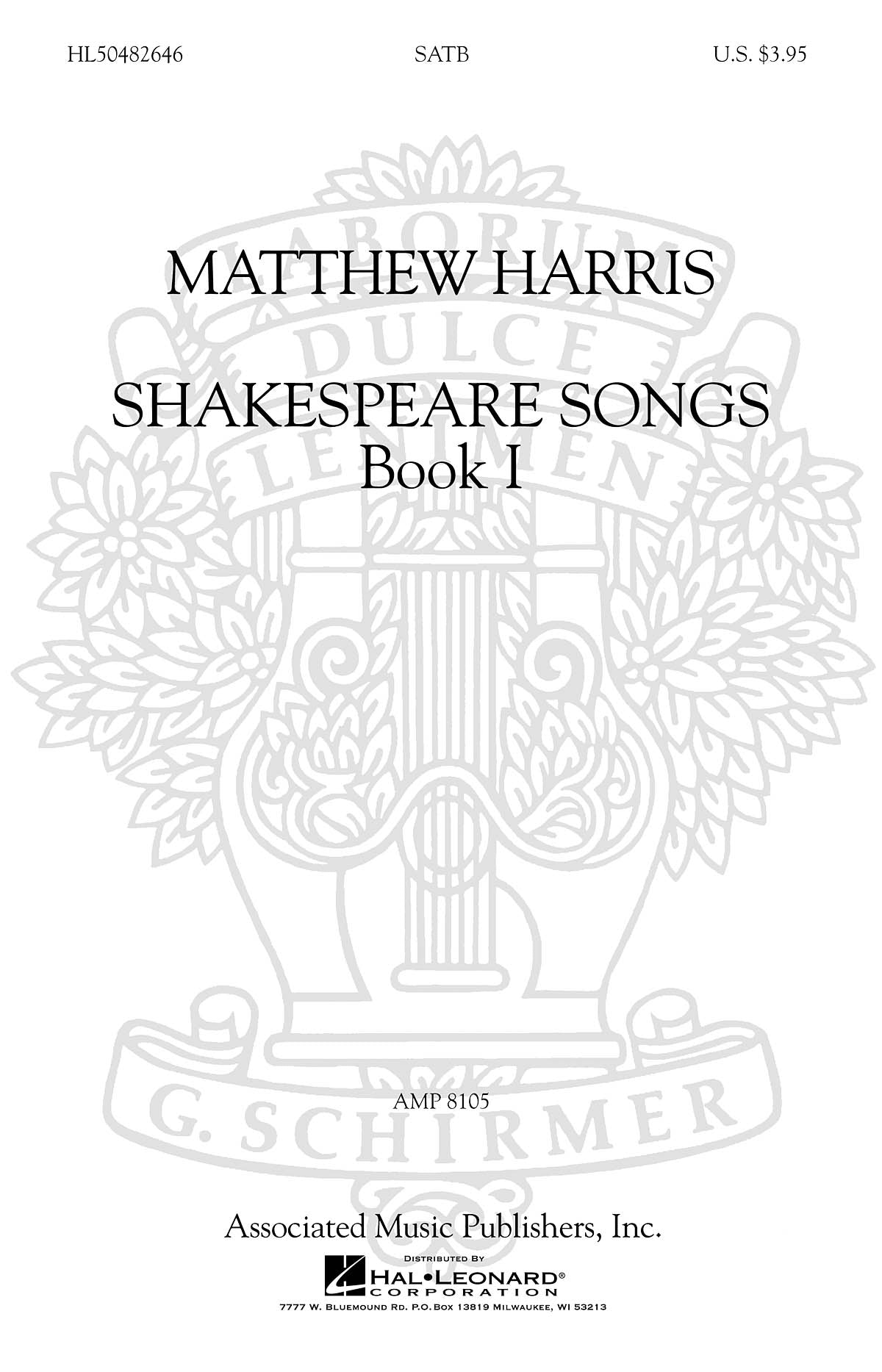 Harris: Shakespeare Songs, Book I