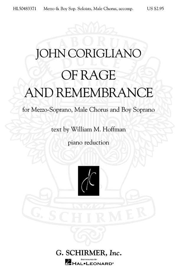 Corigliano: Of Rage and Remembrance