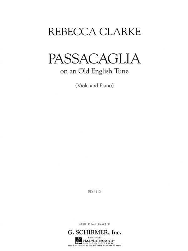 Clarke: Passacaglia