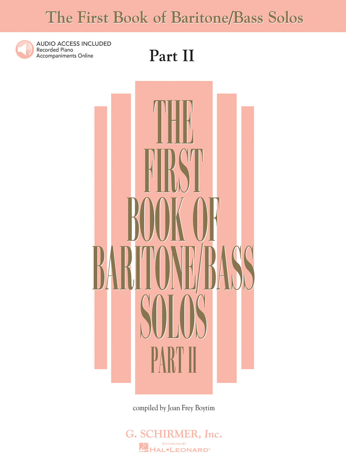 The First Book of Baritone/Bass Solos - Part II