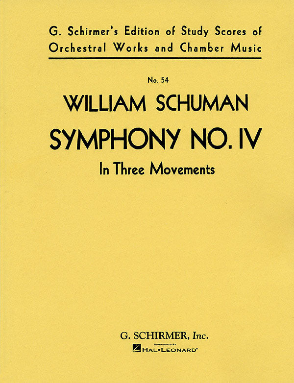 Schuman: Symphony No. 4 (in Three Movements)