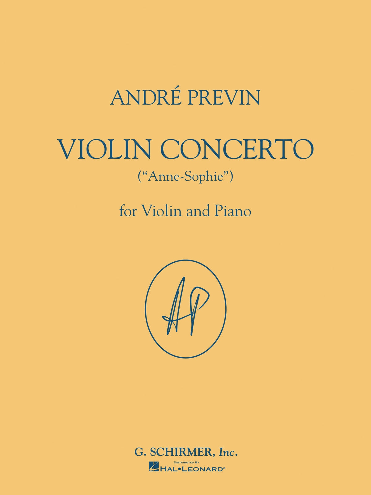 Previn: Violin Concerto (Anne-Sophie)