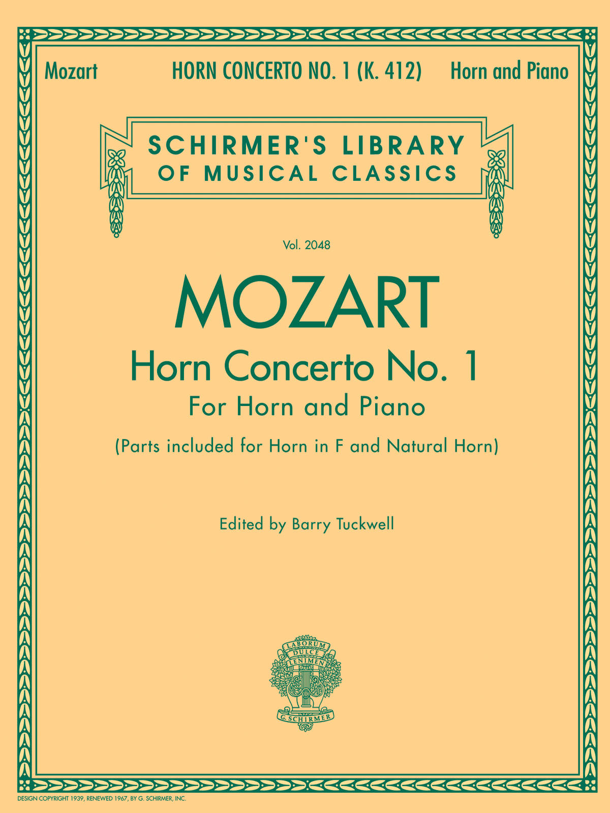 Mozart: Horn Concerto No.1