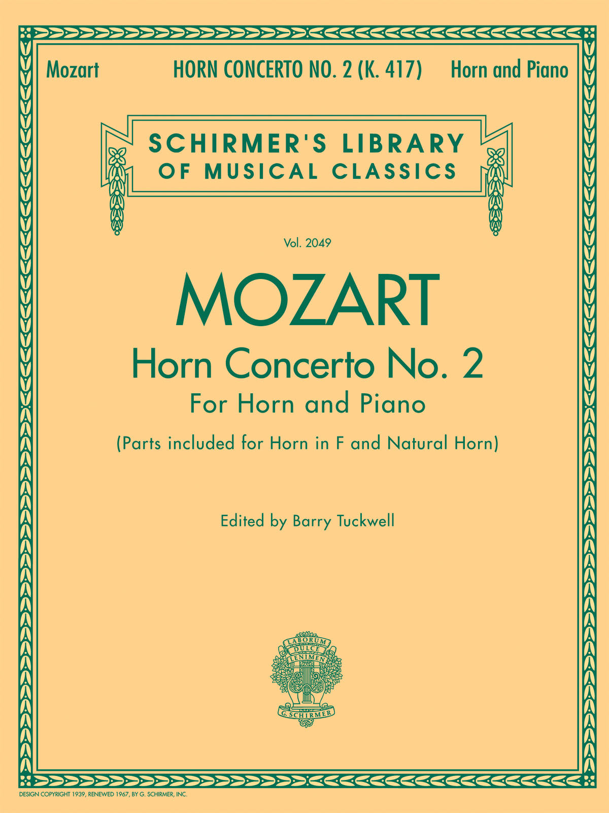 Mozart: Horn Concerto No.2
